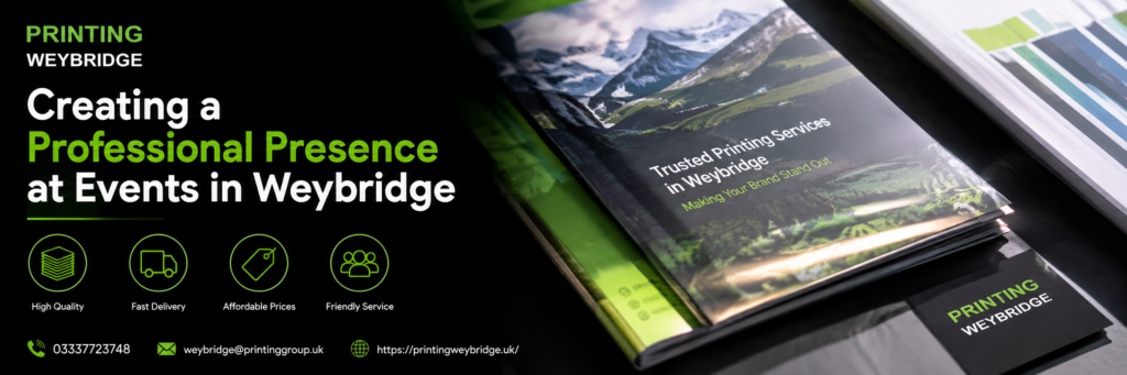Creating a Professional Presence at Events in Weybridge
